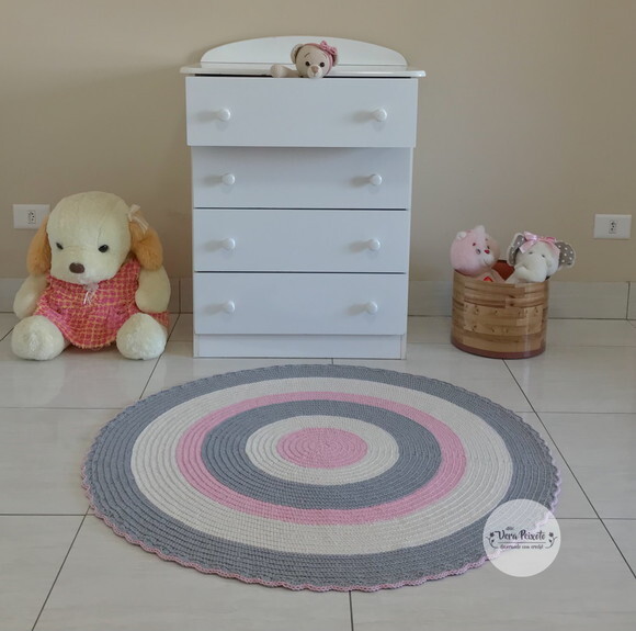 Decoração Quarto de Bebê Menina - Tapete