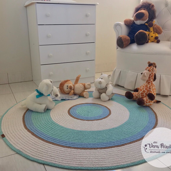 Decoração quarto de bebê tapete