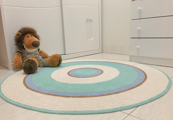 Decoração quarto de bebê tapete