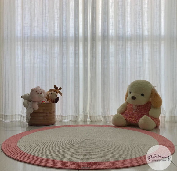 Tapete Decoração Quarto De Bebê jardim encantado menina Tapete