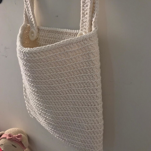 Porta Fraldas de Crochê
