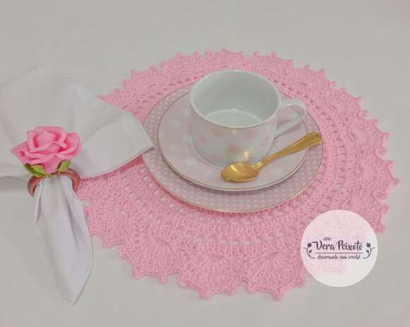 Sousplat de Crochê Lovely - Unidade