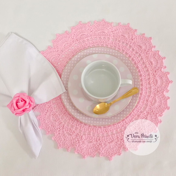 Sousplat de Crochê Lovely - Unidade