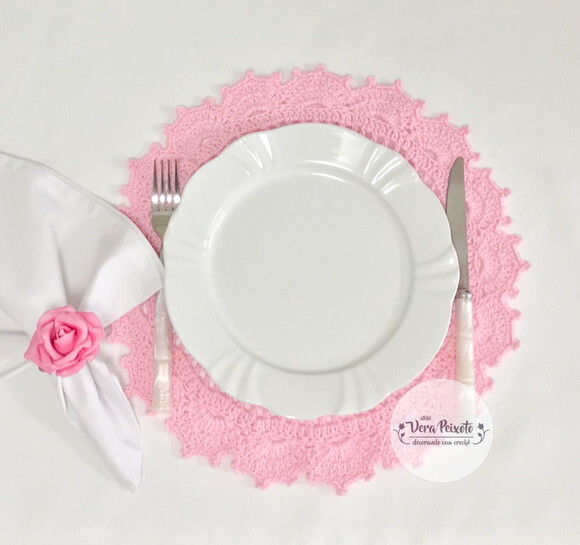 Sousplat de Crochê Lovely - Unidade