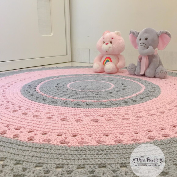 Tapete Cinza E Rosa Decoração Quarto Bebê