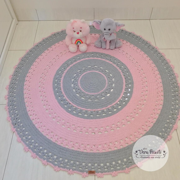 Tapete Cinza E Rosa Decoração Quarto Bebê