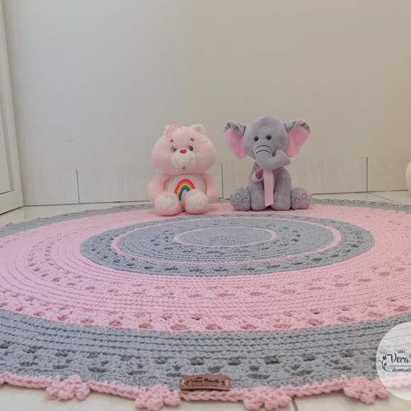 Tapete Cinza E Rosa Decoração Quarto Bebê