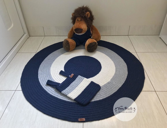 Tapete Decoração Quarto De Bebê E Infantil Azul E Cinza