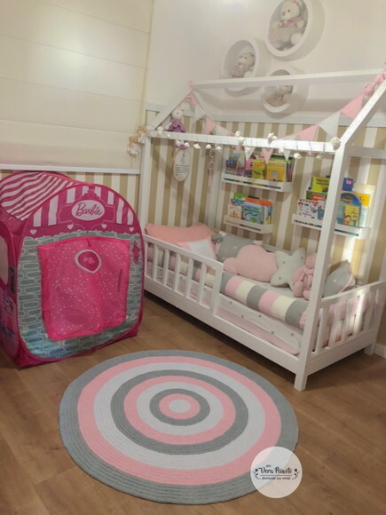 Tapete Decoração Quarto de Bebê Menina