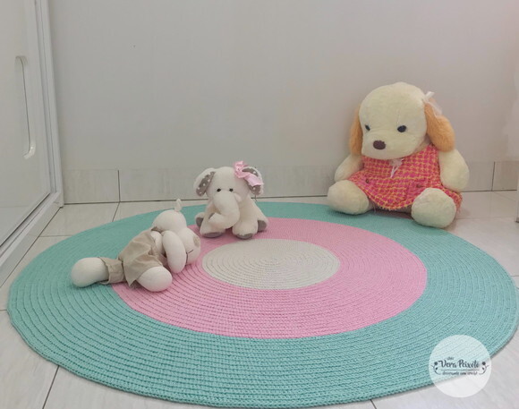 Tapete quarto de bebê e Infantil menina Candy Colors