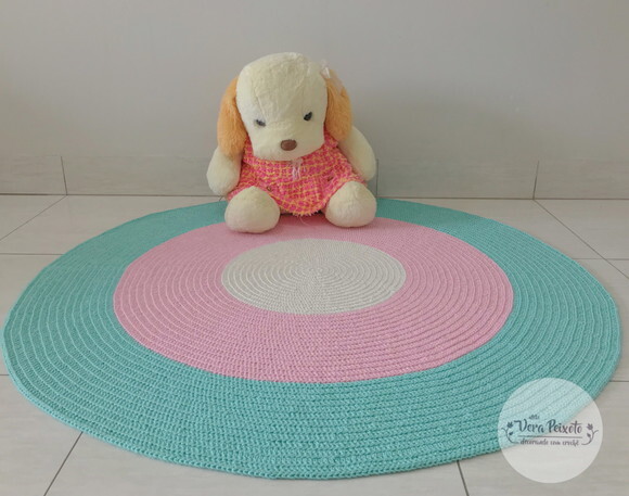 Tapete quarto de bebê e Infantil menina Candy Colors