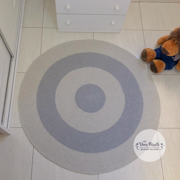 Tapete Infantil Cinza