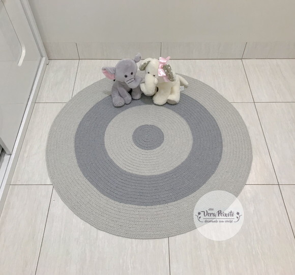Tapete Infantil Cinza