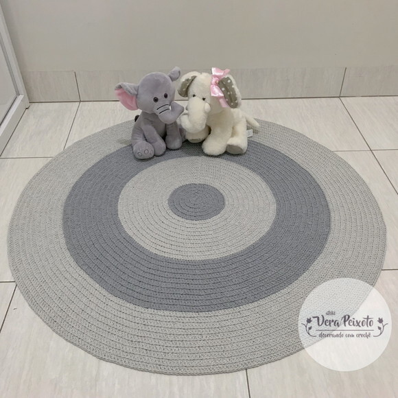 Tapete Infantil Cinza