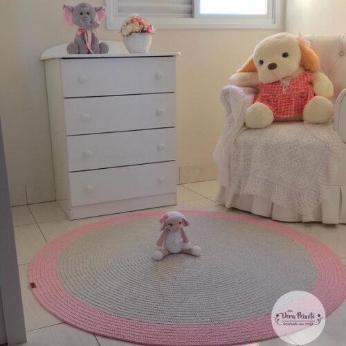 Decoração De Quarto De Bebê Cinza E Rosa