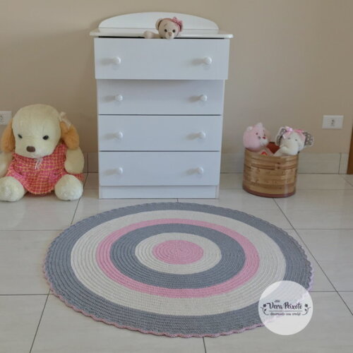 Decoração Quarto de Bebê Menina - Tapete