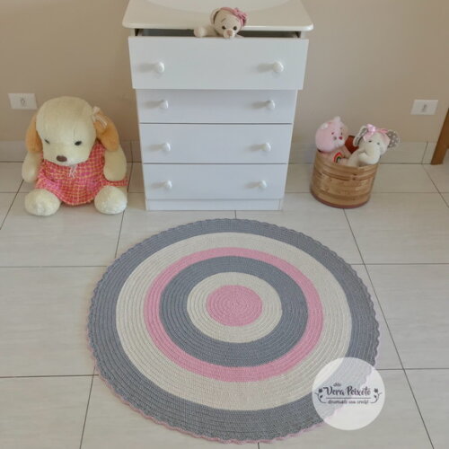 Decoração Quarto de Bebê Menina - Tapete