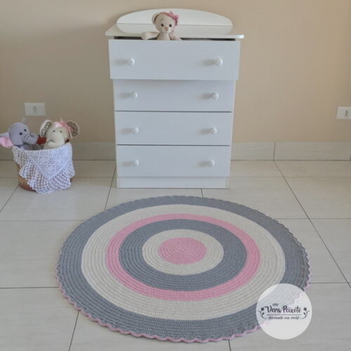 Decoração Quarto de Bebê Menina - Tapete