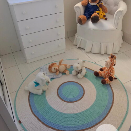 Decoração quarto de bebê tapete