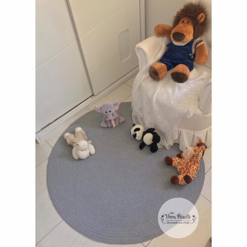 Decoração Quarto De Bebê Tapete Cinza