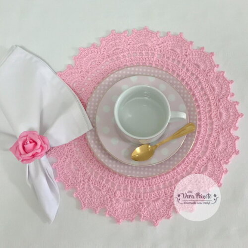 Sousplat de Crochê Lovely - Unidade