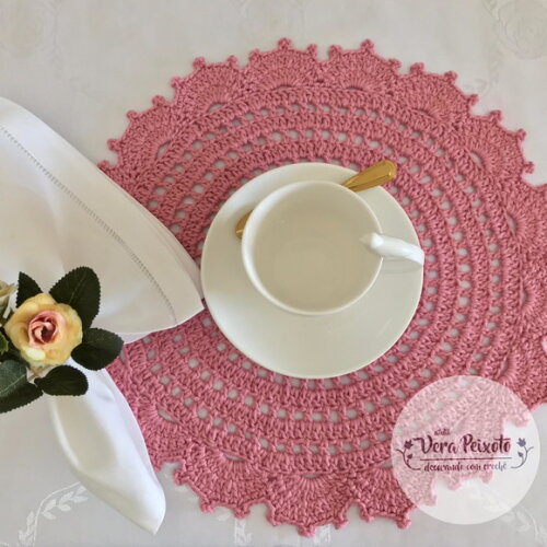 Sousplat de crochê Lovely - unidade