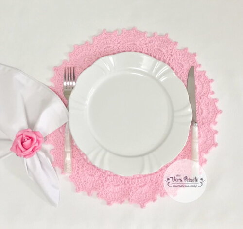 Sousplat de Crochê Lovely - Unidade