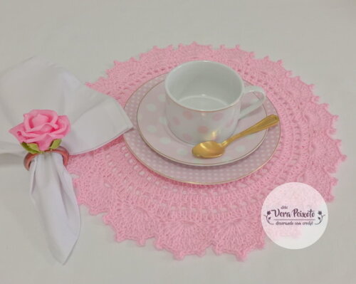 Sousplat de Crochê Lovely - Unidade