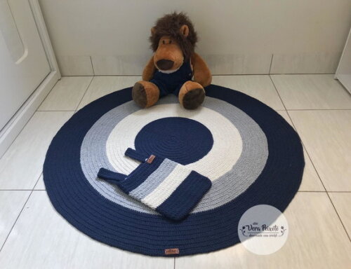 Tapete Decoração Quarto De Bebê E Infantil Azul E Cinza