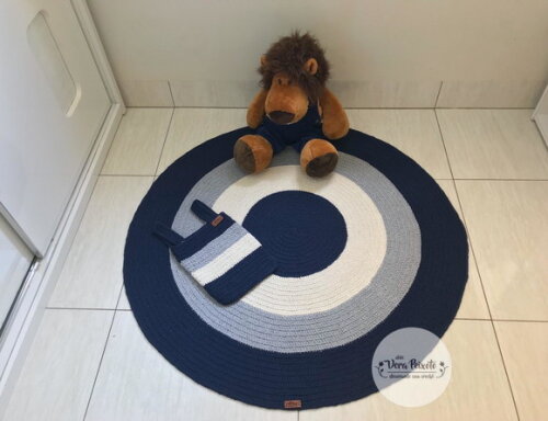 Tapete Decoração Quarto De Bebê E Infantil Azul E Cinza