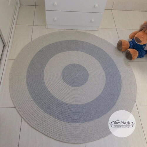 Tapete Infantil Cinza