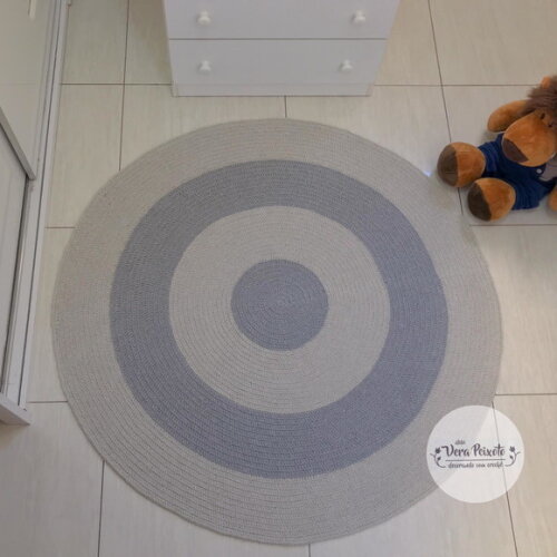 Tapete Infantil Cinza
