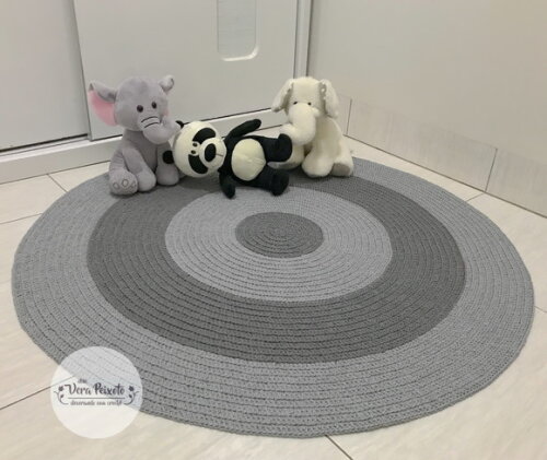 Tapete Infantil Cinza