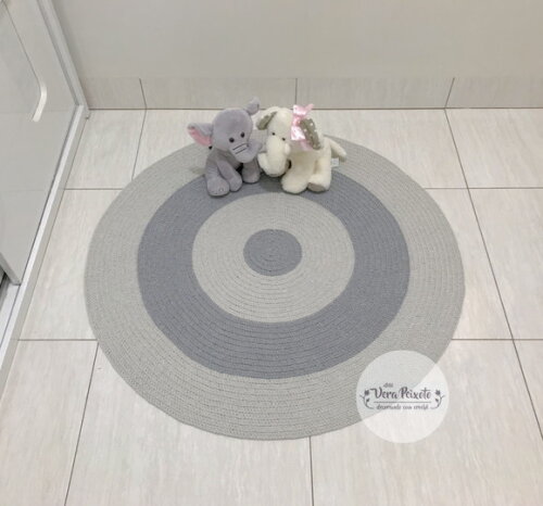 Tapete Infantil Cinza