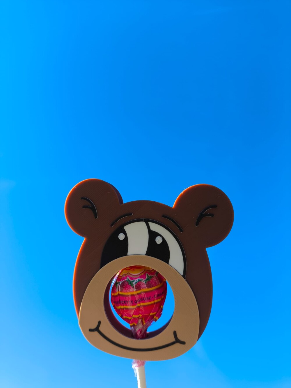 Lembrancinha com carinha de urso