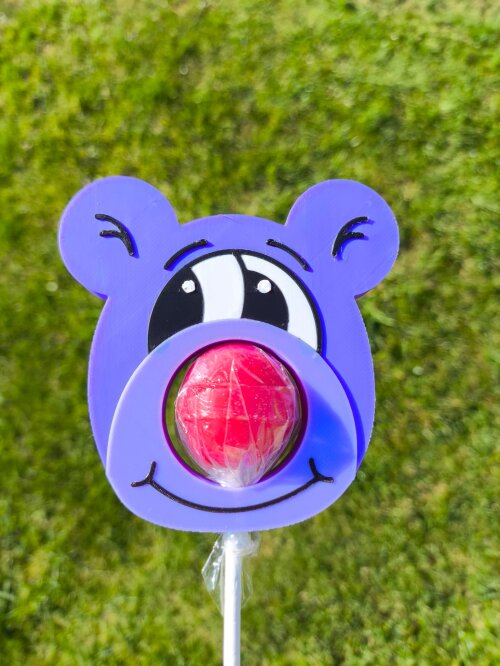 Lembrancinha com carinha de urso