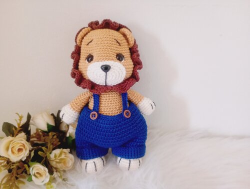 Leãozinho amigurumi