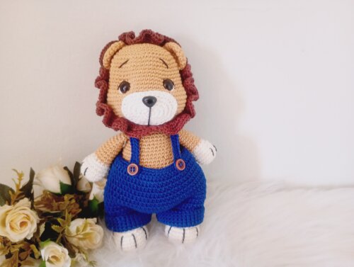Leãozinho amigurumi