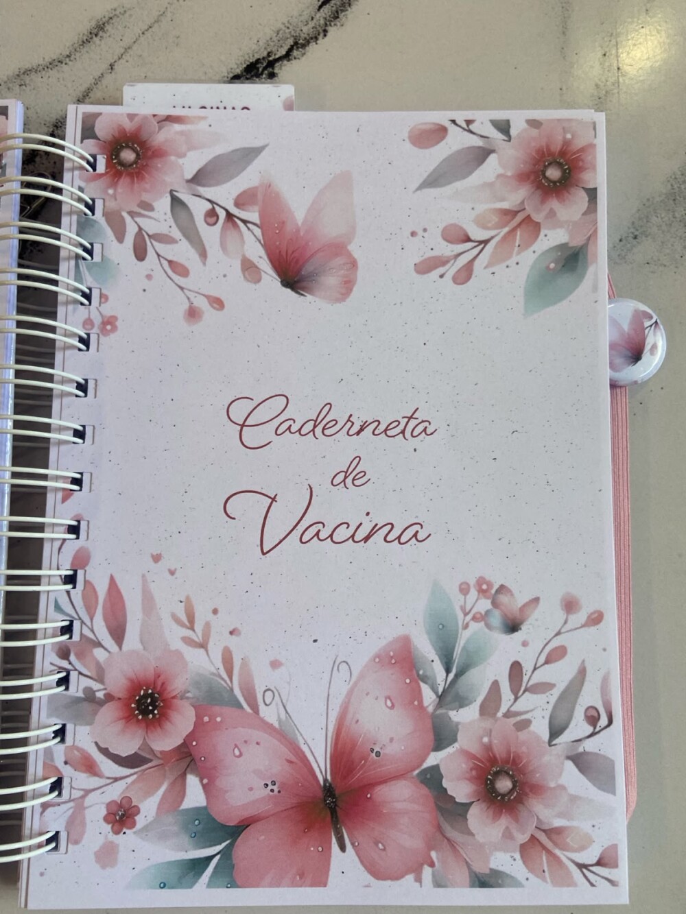 Kit Bebê Personalizado Borboleta Rosa