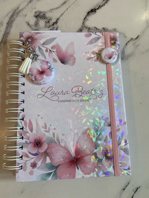 Kit Bebê Personalizado Borboleta Rosa