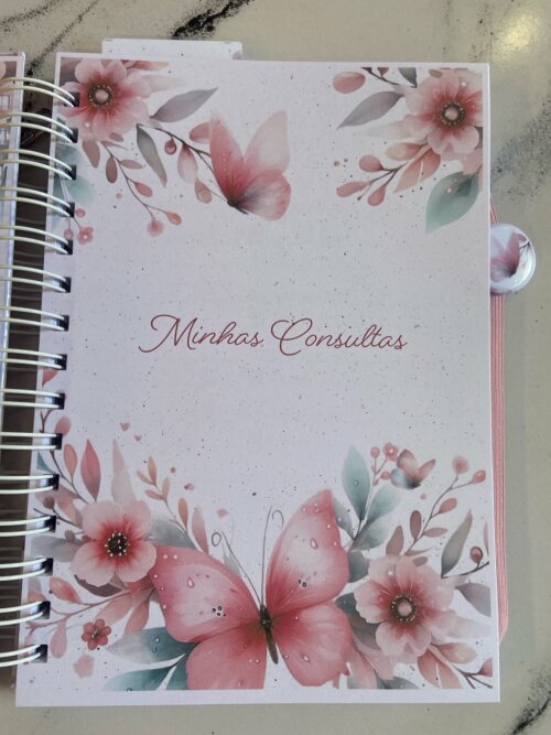 Kit Bebê Personalizado Borboleta Rosa