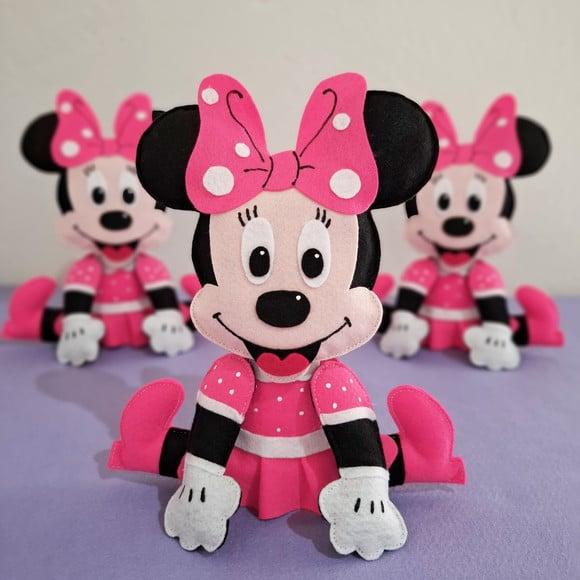 Minnie Pink em Feltro Lembrancinha Infantil