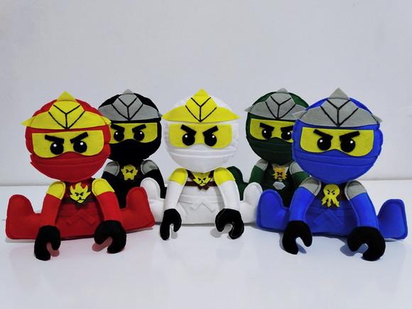 Centro de Mesa Ninjago Lembrancinha Feltro