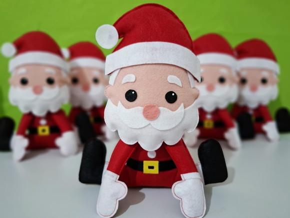 Papai Noel Enfeite de Natal Feltro