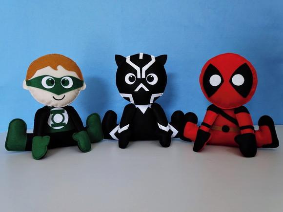 Enfeite de Mesa Super Heróis Lembrancinha Festa Infantil