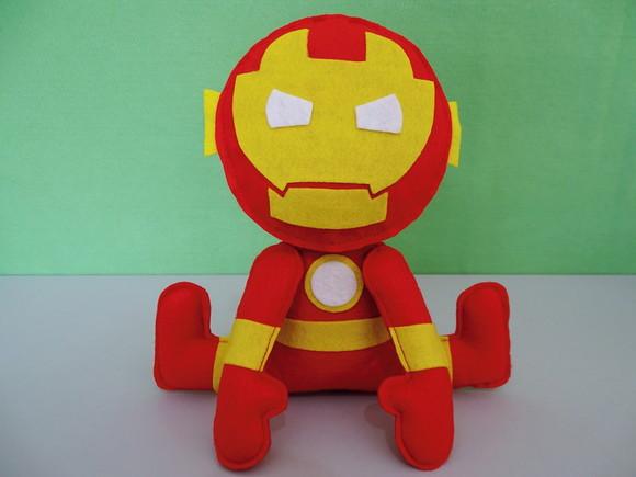 Centro de Mesa Homem de Ferro Lembrancinha Feltro