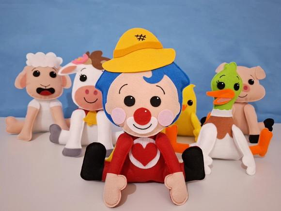 Enfeite de Mesa Plim Plim Lembrancinha Feltro