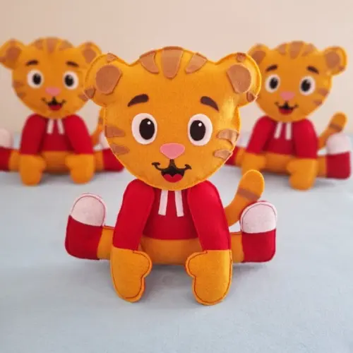 Centro de Mesa Daniel Tigre Feltro Lembrancinha Infantil