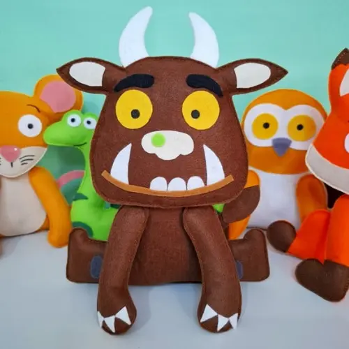 Coleção Grúfalo 5 Personagens Lembrancinha Centro de Mesa