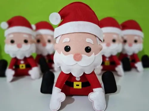 Papai Noel Enfeite de Natal Feltro